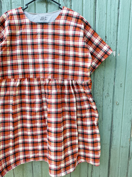 Adult XL flannel dress