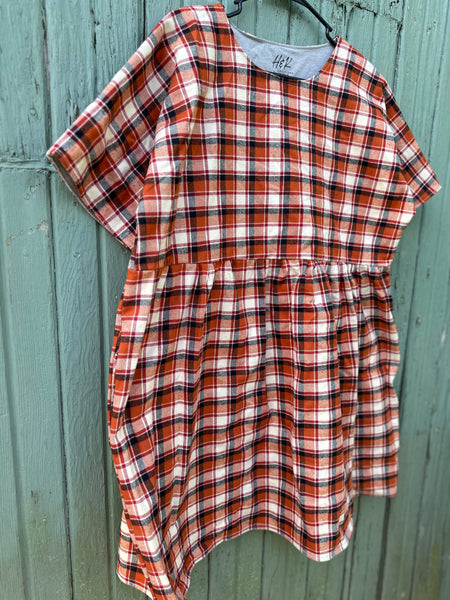 Adult XL flannel dress