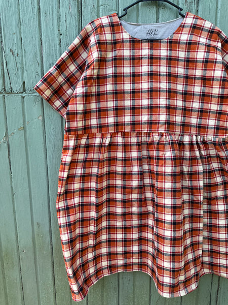 Adult XL flannel dress