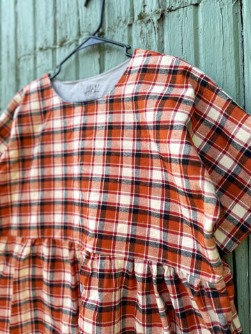 Adult XL flannel dress