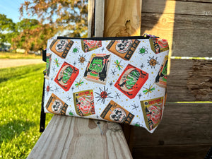 Vintage Halloween zipper pouch
