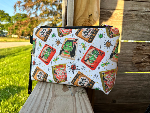 Vintage Halloween zipper pouch