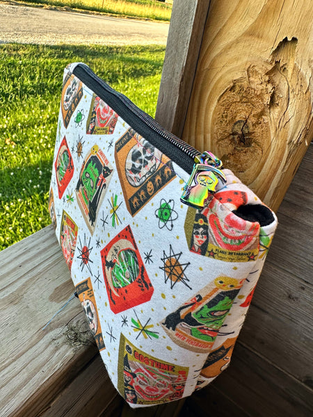 Vintage Halloween zipper pouch