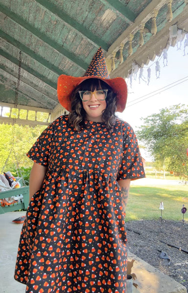 Adult candy corn dress