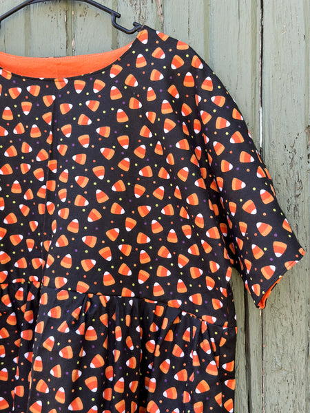 Adult candy corn dress
