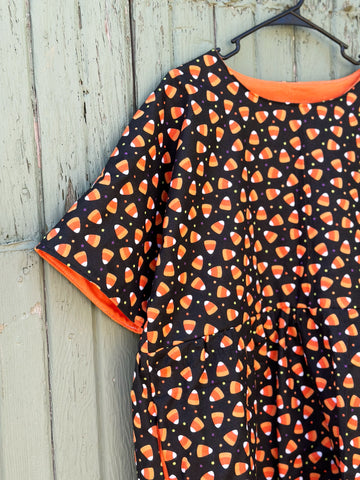 Adult candy corn dress