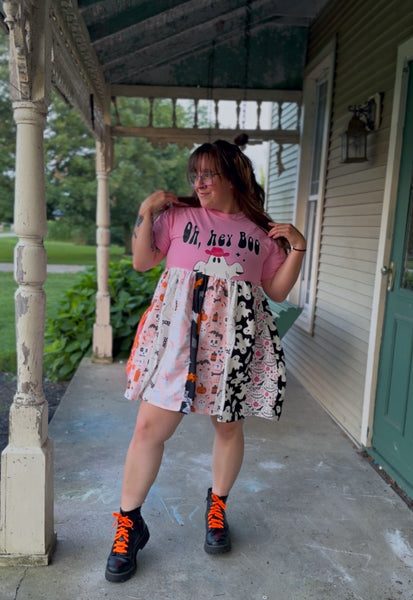 Adult small patchwork dress