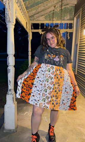 Adult large patchwork dress