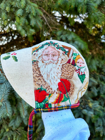 1-2Y size Christmas bonnet