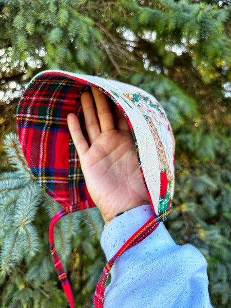 1-2Y size Christmas bonnet