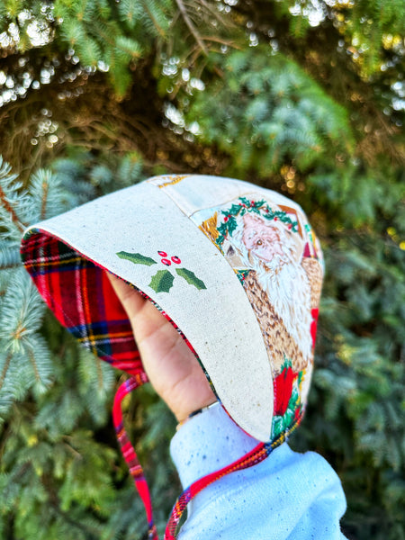 1-2Y size Christmas bonnet
