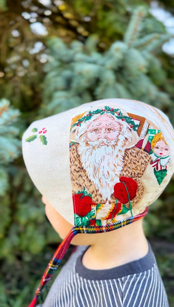 1-2Y size Christmas bonnet