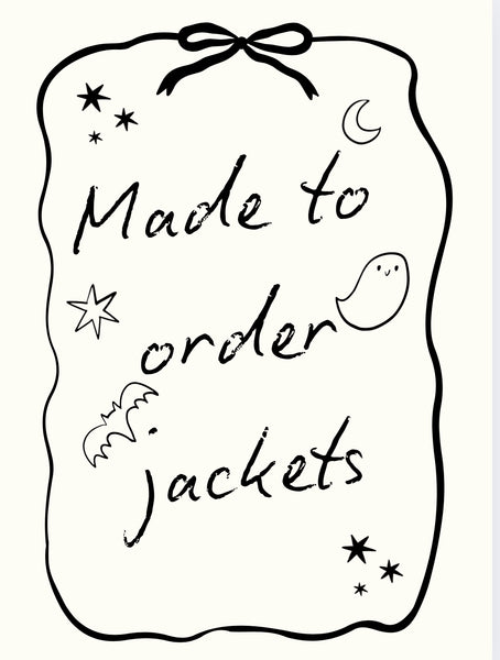 MADE TO ORDER patchwork jackets