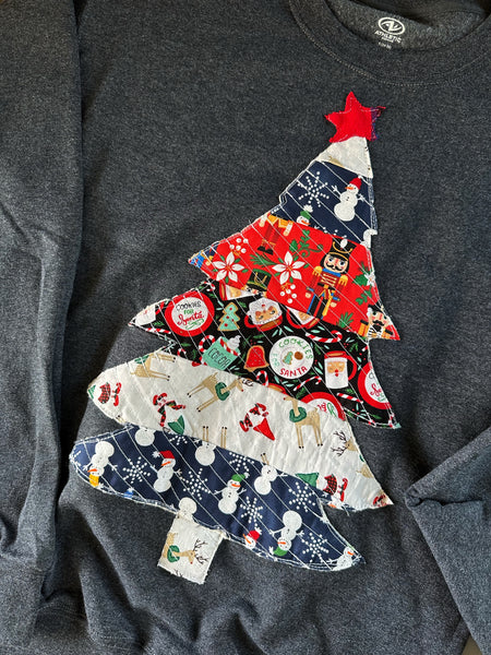 Adult small Christmas tree sweater