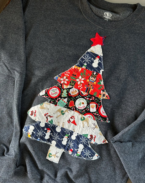 Adult small Christmas tree sweater