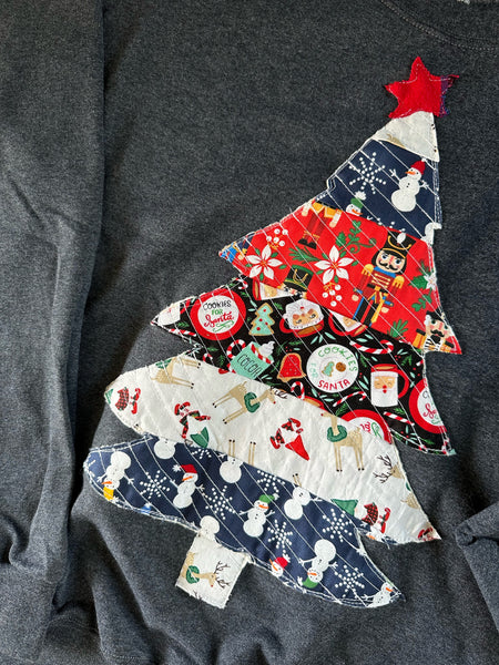 Adult small Christmas tree sweater