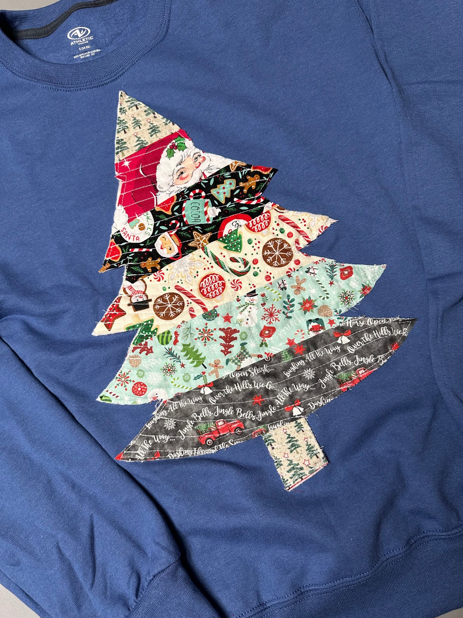Adult small Christmas tree sweater