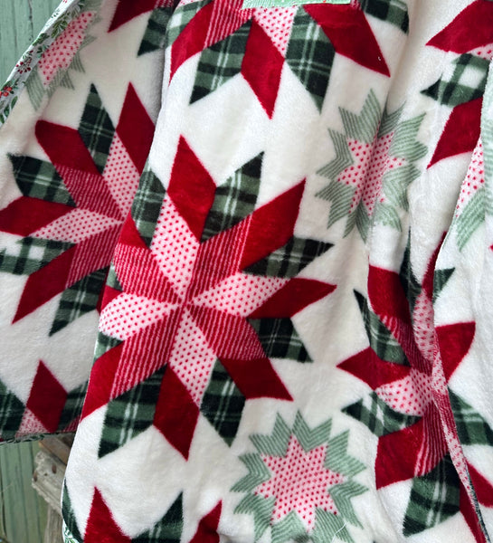 XL Christmas patchwork jacket