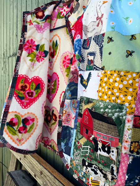Large patchwork jacket
