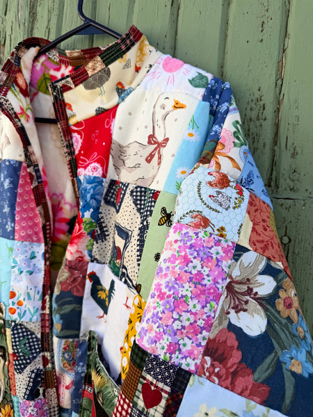 Large patchwork jacket