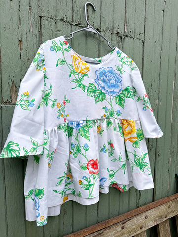 Adult large upcycled peplum