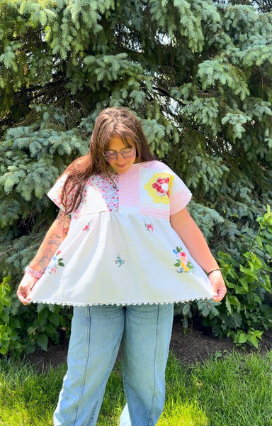 Large tablecloth top