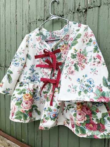 Adult large tie front top